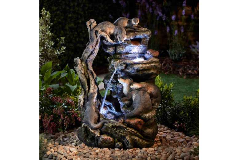 Otter Family Garden Ornament Water Feature – Weather-Resistant Polyresin Outdoor Decor | Wowcher Otter Family Garden Ornament Water Feature – Weather-Resistant Polyresin Outdoor Decor | Wowcher
