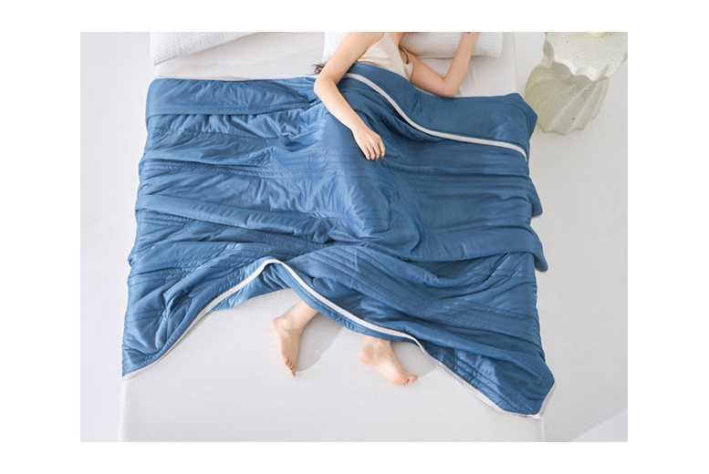 Cooling Air Conditioner Blanket – Soft, Breathable Polyester Silk, Quick-Drying, Machine Washable, Multiple Sizes | Wowcher