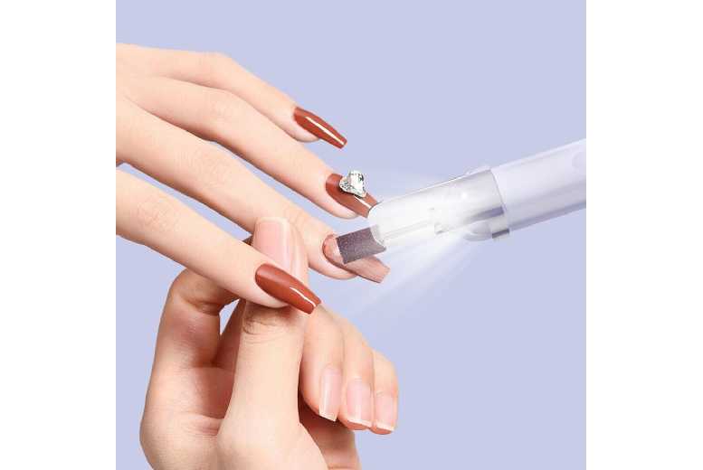 Cordless Electric LED Manicure Drill Kit – Multi-Speed, Portable, Professional Results | Wowcher