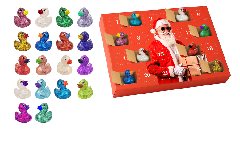 Collectible Christmas Rubber Duck Advent Calendar – 24 Day Countdown! | Wowcher