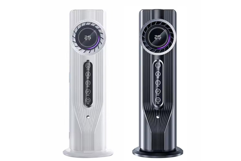 USB Portable Desktop Fan with 6 Speeds & Integrated Humidifier | Wowcher