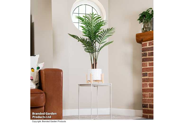 Artificial Palm Tree Indoor Plant – 90cm, Low Maintenance Foliage | Wowcher