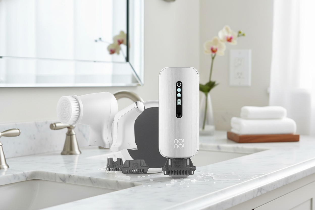 No!No! Ultra Pain-Free Cordless Hair Removal Device for Face & Body – 1 or 2 Attachments! | Wowcher