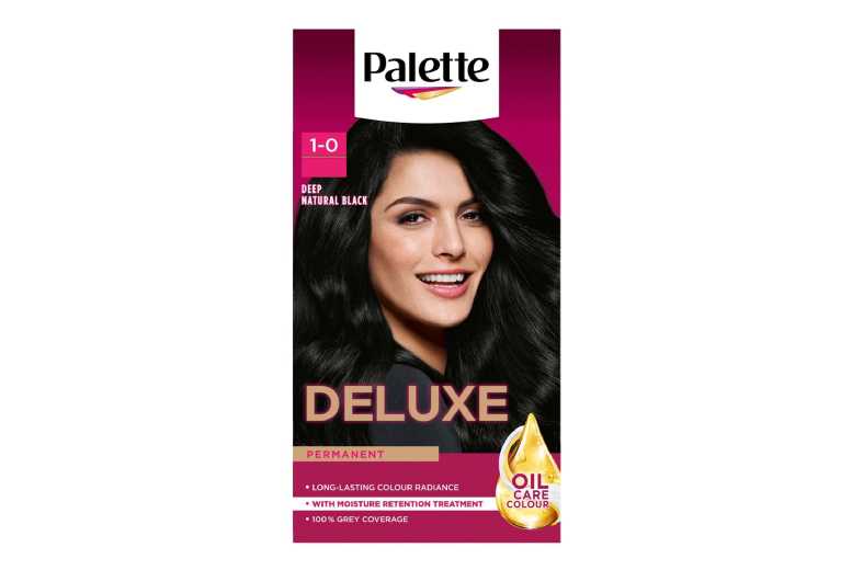 Palette Deluxe Creme Hair Dye, 2 Pack – Deep Natural Black, Ammonia-Free, For All Hair Types | Wowcher