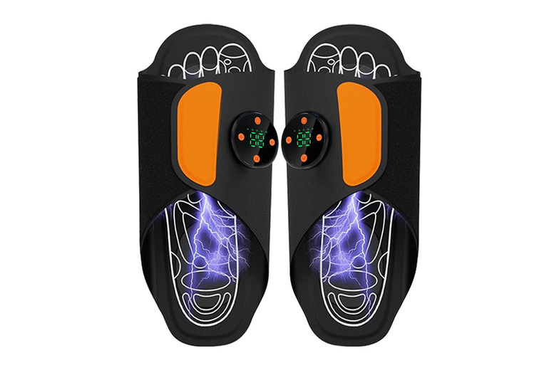 USB Rechargeable EMS Microcurrent Foot Massage Pad with 8 Modes | Wowcher