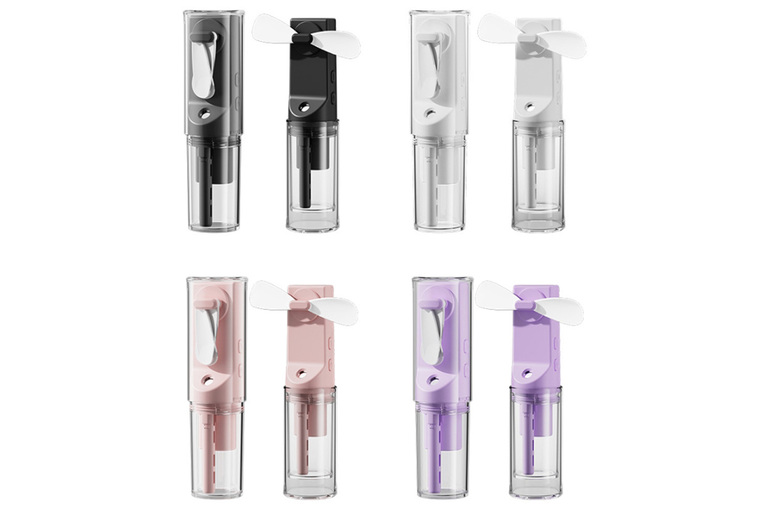 2-in-1 Mini Spray Fan with Nano Mist – 4-Speed, Ultra-Quiet, Portable USB Rechargeable | Wowcher 2-in-1 Mini Spray Fan with Nano Mist – 4-Speed, Ultra-Quiet, Portable USB Rechargeable | Wowcher