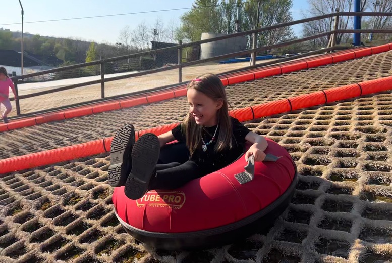 45-Minute Slide & Ride Tubing Session at Stoke Ski Centre | Wowcher