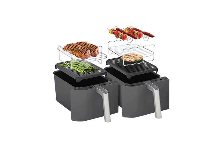 6Pcs Air Fryer Liner Accessories Set for Ninja Dual AF300UK & AF400UK – Non-Stick, Easy-Clean, Multi-Use Kitchen Kit | Wowcher 6Pcs Air Fryer Liner Accessories Set for Ninja Dual AF300UK & AF400UK – Non-Stick, Easy-Clean, Multi-Use Kitchen Kit | Wowcher