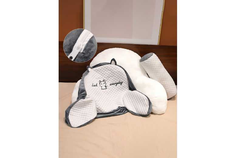 Ice Bean Soft Headboard Cushion – Plush Lumbar Support Pillow, 5 Styles, Washable Cover | Wowcher Ice Bean Soft Headboard Cushion – Plush Lumbar Support Pillow, 5 Styles, Washable Cover | Wowcher