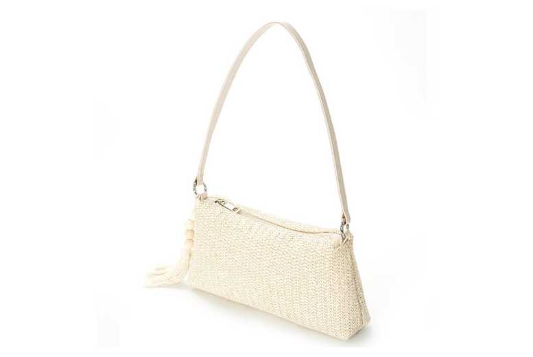 Unisex Beige Woven Straw Tote Bag – Large Capacity Summer Holiday Shoulder Handbag | Wowcher