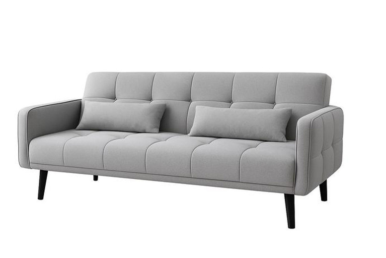 Pendle Click Clack Sofabed in Silver – Space-Saving Modern Comfort | Wowcher Pendle Click Clack Sofabed in Silver – Space-Saving Modern Comfort | Wowcher