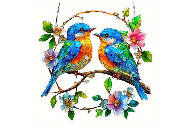 Acrylic Sun Catcher Wall Art – 8x8cm, 3D Printed, European Style | Wowcher