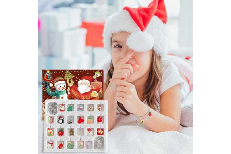 Christmas Jewellery Advent Calendar – DIY Bracelet & Necklace Set for Kids and Teens, 24-Day Countdown, 22 Charms | Wowcher Christmas Jewellery Advent Calendar – DIY Bracelet & Necklace Set for Kids and Teens, 24-Day Countdown, 22 Charms | Wowcher
