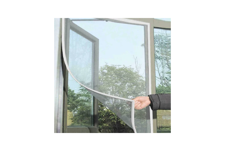 Beat It! DIY Insect Window Screen – Durable Polyester Mesh, 130cm x 150cm, Easy-Fit Kit | Wowcher