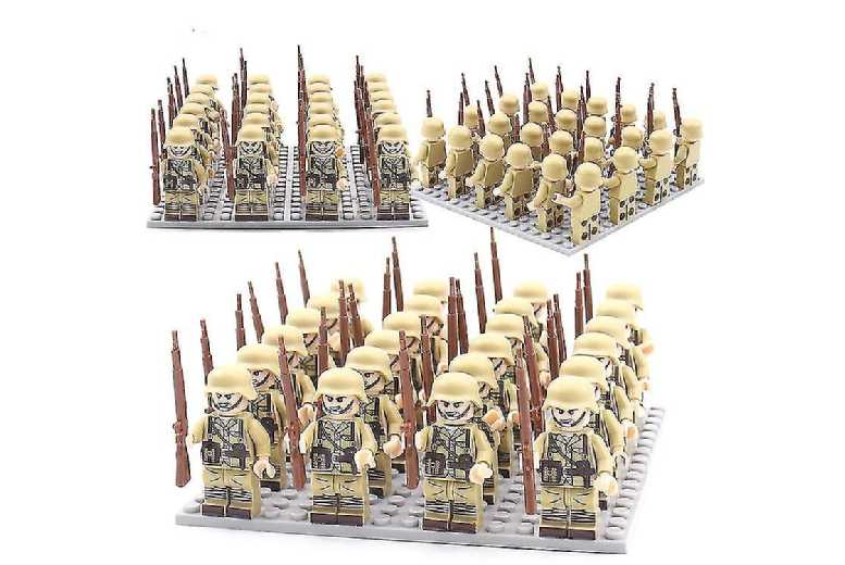 24Pcs Military Mini Figures Toy Set – Imaginative Army Men Play for Ages 6+ | Wowcher