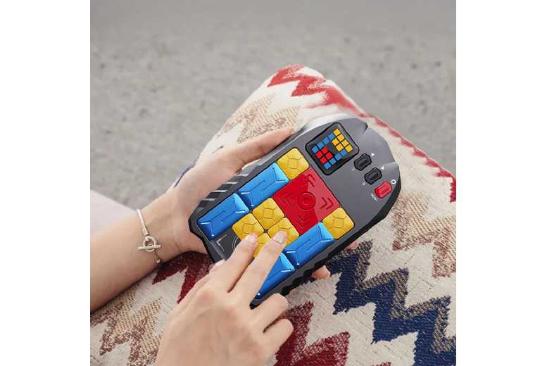 Electronic Slide Puzzle Game – STEM Brain Teaser Toy for Kids (Ages 3+) – Educational, Battery-Operated, Portable | Wowcher