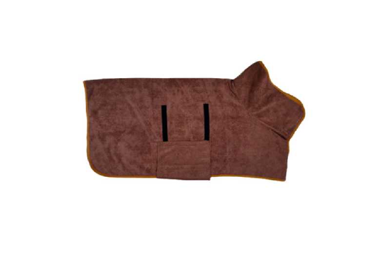 Absorbent Microfibre Dog Bathrobe Towel – Quick-Dry, Multi-Size, Cosy Comfort | Wowcher