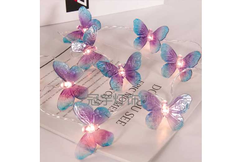 Solar LED Butterfly String Lights – Weatherproof Outdoor Garden Lighting | Wowcher Solar LED Butterfly String Lights – Weatherproof Outdoor Garden Lighting | Wowcher