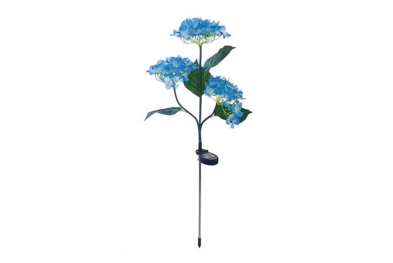 Solar LED Hydrangea Flower Lights – Weatherproof Outdoor Garden Lantern | Wowcher