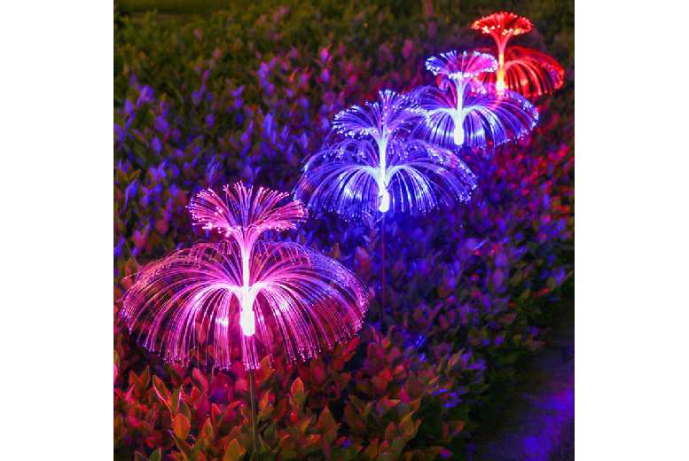 Solar LED Double Layer Jellyfish Light – Waterproof Outdoor Garden Lamp | Wowcher Solar LED Double Layer Jellyfish Light – Waterproof Outdoor Garden Lamp | Wowcher