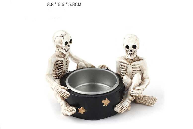 Resin Witch Skull Candle Holder – Spooky Halloween Table Decor | Wowcher Resin Witch Skull Candle Holder – Spooky Halloween Table Decor | Wowcher