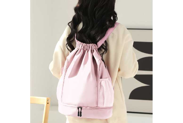 Waterproof LED Sports Gear Bag – Large Capacity, Multi-Use, Drawstring | Wowcher