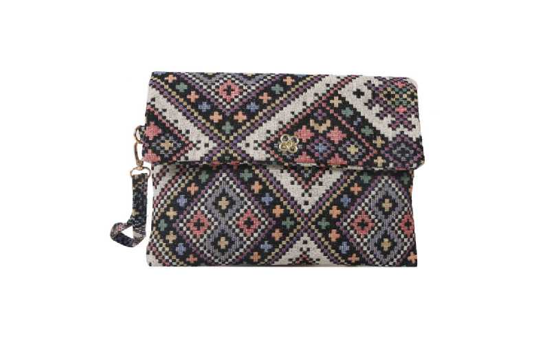 Blue Large-Capacity Retro Women’s Tote Bag – Lightweight Fabric, Envelope Style, Multi-Use Handbag | Wowcher