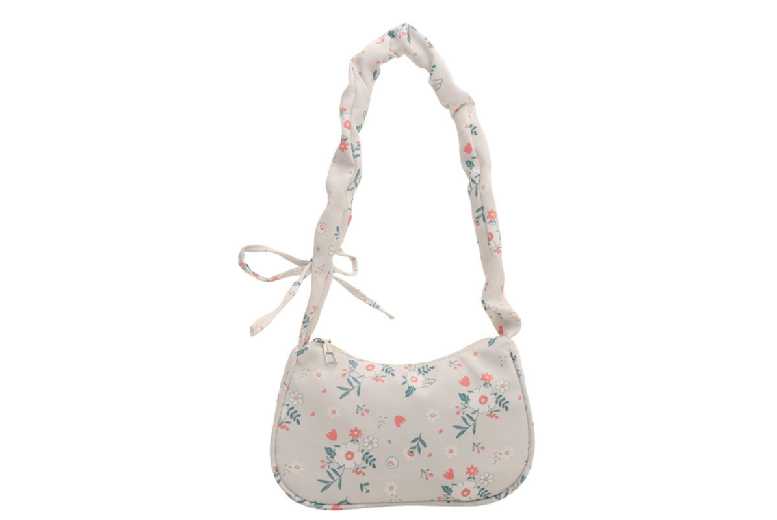 Unisex White Fashionable Solid Colour Shoulder Crossbody Bag – Lightweight, Versatile, Everyday Satchel | Wowcher