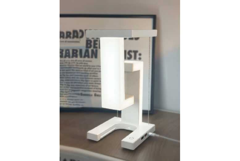 Modern Minimalist Floating LED Table Lamp – Dimmable, Portable & Stylish Night Light | Wowcher