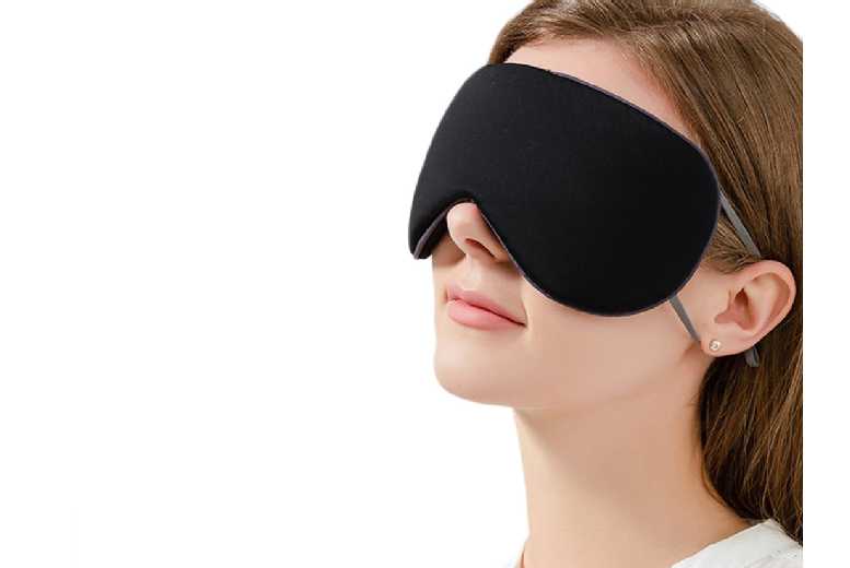 2Pcs Lightweight Double-Sided Sleep Eye Mask for Travel – Cotton, Spandex & Polyester, Adjustable Fit | Wowcher