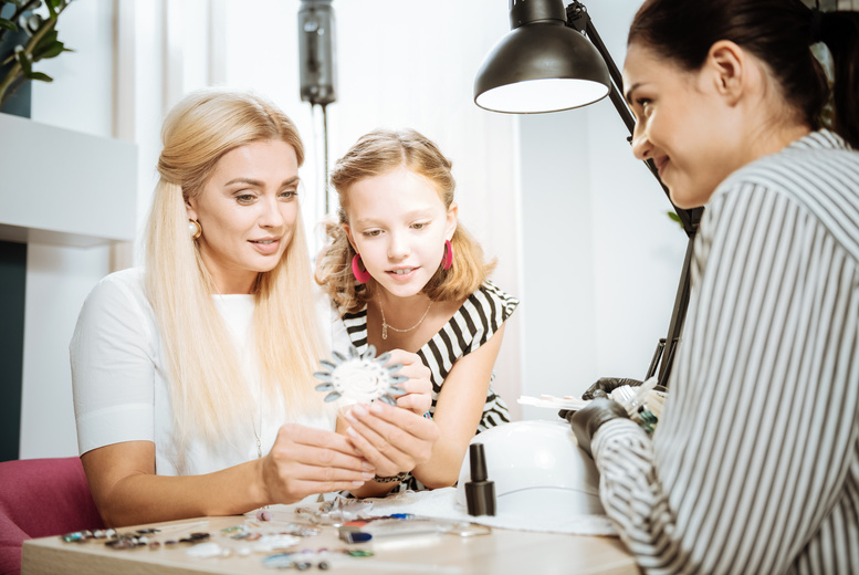 Mom and Daughter Nail Pamper Session – Cardiff | Wowcher