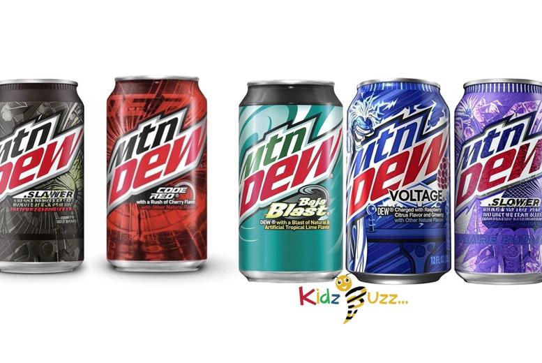 Mountain Dew Assorted Flavours 12-Can Bold Soda Variety Pack | Wowcher