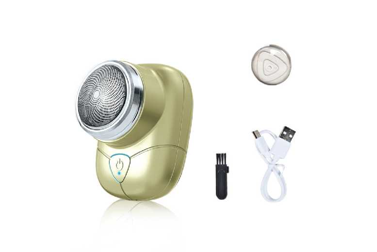 Mini Electric Shaver for Men – Cordless Beard & Face Razor, Travel-Ready, USB Rechargeable | Wowcher