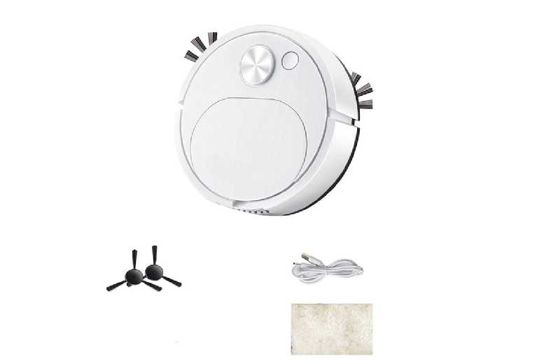 Mini Cordless Robot Vacuum Cleaner – Lightweight, Rechargeable, Strong Suction | Wowcher