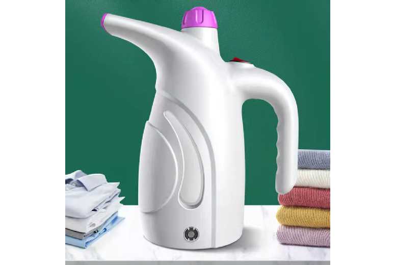 Handheld Steam Iron for Laundry – Compact & Portable Wrinkle Remover | Wowcher