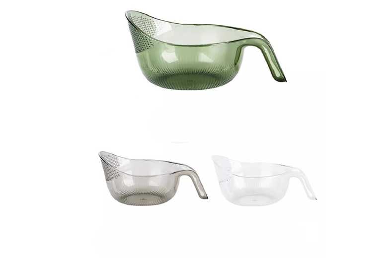 Multi-Function Rice Drain Basket – Easy-Clean, Large Capacity, Sleek Nude Kitchen Strainer | Wowcher Multi-Function Rice Drain Basket – Easy-Clean, Large Capacity, Sleek Nude Kitchen Strainer | Wowcher