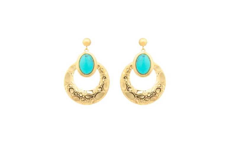 Luxenter Rekbas 18ct Yellow Gold Hoop Earrings – Unique Statement Jewellery | Wowcher