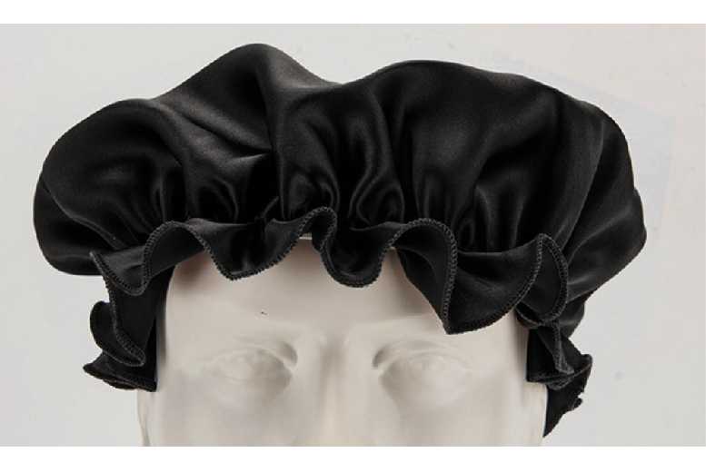 100% Mulberry Silk Anti-Frizz Night Cap for Hair Care & Protection – For All Hair Types | Wowcher