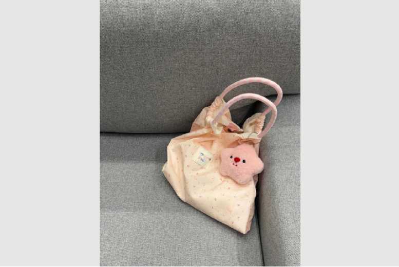 Unisex Black Cartoon Canvas Crossbody Tote Bag with Adjustable Strap & Charm – Lightweight, Durable, Everyday Handbag | Wowcher