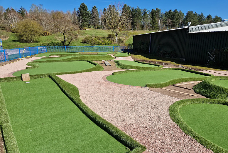 90 Min Mini Golf Session for 2 or Family of 4 w/ 6 Unlimited Holes – Ballers and Hackers, Nottingham | Wowcher