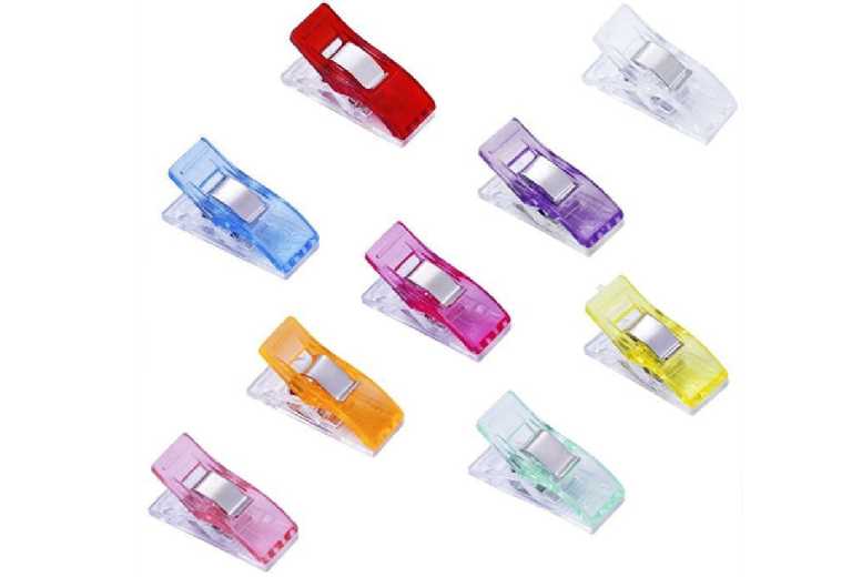 50Pcs Heavy-Duty Sewing & Quilting Clips – Multi-Colour Fabric Fasteners for DIY & Craft Projects | Wowcher 50Pcs Heavy-Duty Sewing & Quilting Clips – Multi-Colour Fabric Fasteners for DIY & Craft Projects | Wowcher