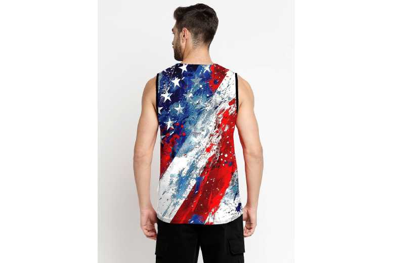 American Canvas Sleeveless Sando – Multicolour Men – Dri-Fit Breathable Vest, Athletic Fit | Wowcher