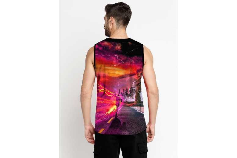 Men’s Dri-Fit Sleeveless Sando Vest – Breathable, Athletic Fit, Multicolour | Wowcher