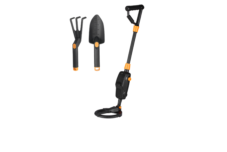 Oberobiz Co., Limited Unisex Kids Gold Kids' Metal Detector With Lcd & Sound Indication - Shovel And Rake Included! | Wowcher