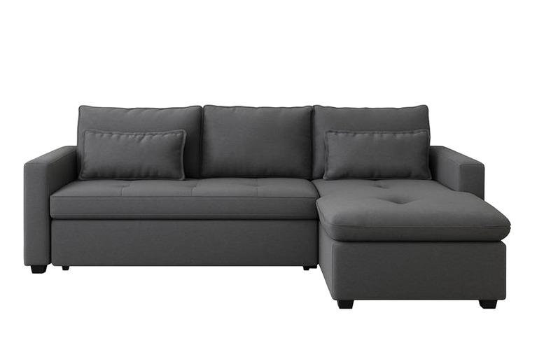 Cozeo Universal Corner Sofabed with Storage – Grey or Silver | Wowcher Cozeo Universal Corner Sofabed with Storage – Grey or Silver | Wowcher