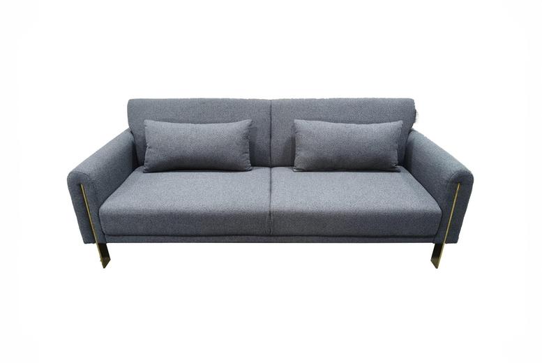 Loft 3 Seater Grey Sofa Bed with Click Clack Mechanism – Modern & Sleek Design | Wowcher Loft 3 Seater Grey Sofa Bed with Click Clack Mechanism – Modern & Sleek Design | Wowcher