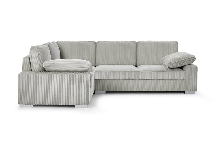 Ascot Left Facing 5-Seater Corner Sofa – Plush Comfort – Grey or Black | Wowcher Ascot Left Facing 5-Seater Corner Sofa – Plush Comfort – Grey or Black | Wowcher
