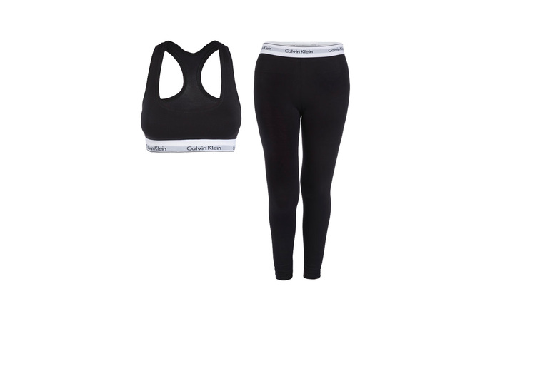 2 Pack Black Women’s Bralette and Leggings Set – Ultimate Comfort | Wowcher