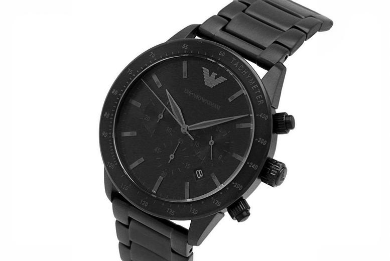 Emporio Armani AR11242 Mario Men's Chronograph Watch | Wowcher