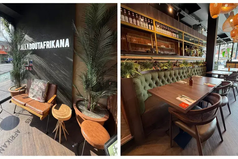 Vibrant Afro-Fusion Dining with Food & Drink Voucher at Afrikana - Manchester | Wowcher